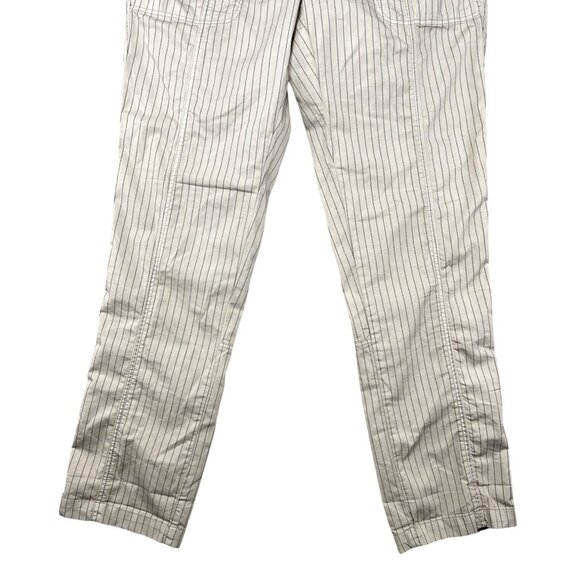 Anthropologie Hei Hei Beige Pinstriped Cropped Pants Size 29 - Picture 5 of 14